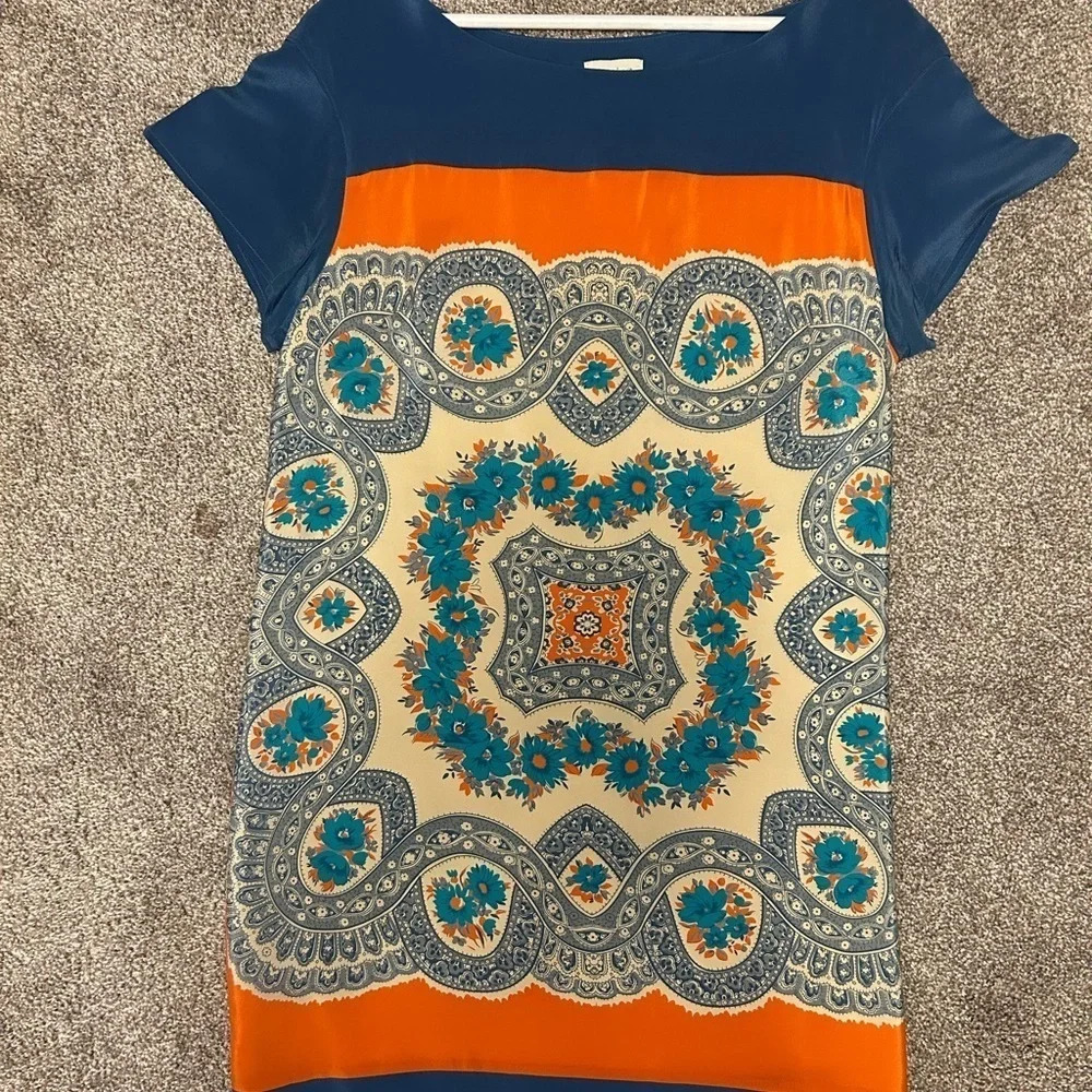 Anthropologie Meadow Rue 100 percent silk dress size M - Picture 3 of 7